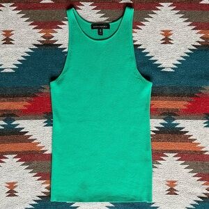 🍃 Banana Republic Vibrant Green Sweater Tank. Women’s XS. Brand New Never Worn.